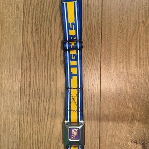 Buckle-Down Vibrant Blue and Yellow Belt